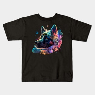 space dog Kids T-Shirt